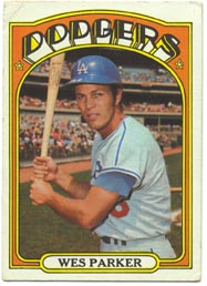 1972 Topps Baseball Cards      265     Wes Parker